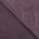 Tissu Velours Côtelé Mauve