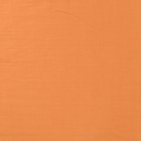 Tissu Toile Fluide Polyester Orange