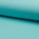 Tissu Coton Gratté Bio Uni Aqua