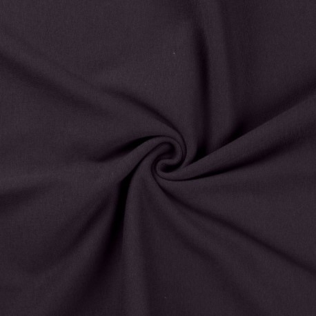 Tissu Bord Cote Uni Antracite