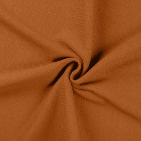Tissu Bord Cote Uni Caramel 