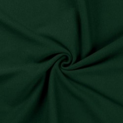 Tissu Bord Cote Uni Vert Bouteille