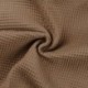 Tissu Nid d'abeille Uni Dark Taupe 