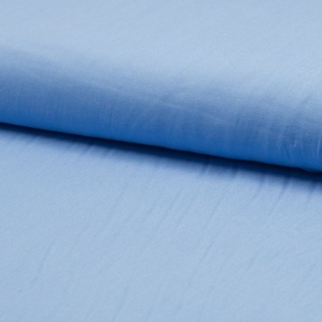 Tissu Viscose Uni Bleu