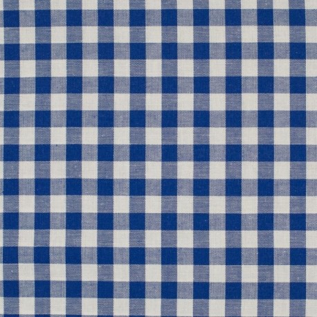 Tissu Grand Vichy 10mm Royal