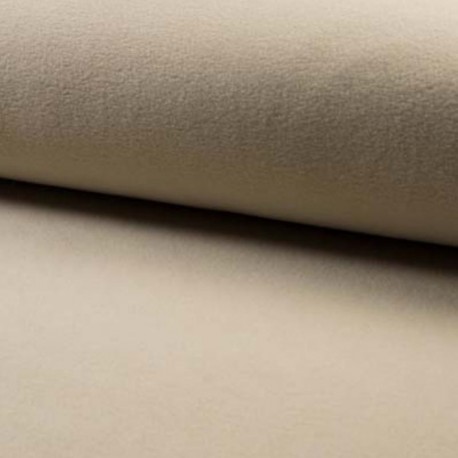 Tissu Polaire Uni Sable