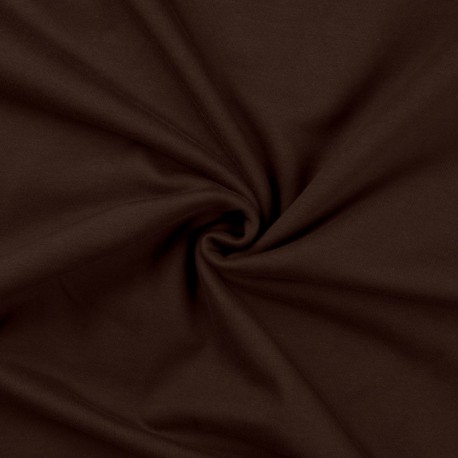 Tissu Sweat French Terry Marron 