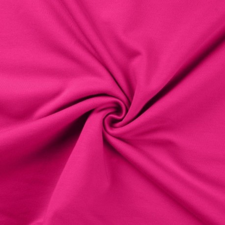 Tissu Sweat French Terry Fuchsia