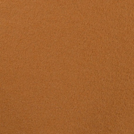 Tissu Laine Bouillie Unie Caramel