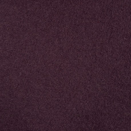 Tissu Laine Bouillie Unie Mauve