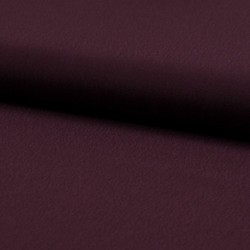 Tissu Crepe Viscose Uni Bordeaux 