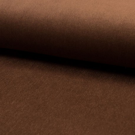 Tissu Veloutine Uni Tabac