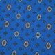 Tissu Provençal Enduit Brillane Bleu 
