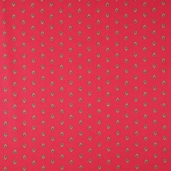 Tissu Provençal Maussane Rouge