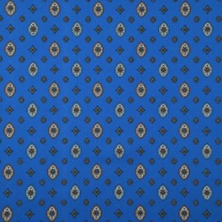 Tissu Provençal Brillane Bleu