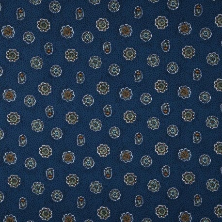 Tissu Provençal Roubion Marine