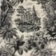 Tissu Toile Maharani Noir 