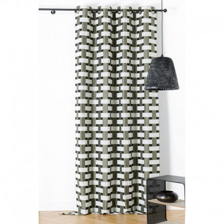Tissu Jacquard Kindy Kaki 