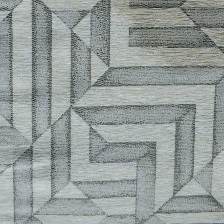 Tissu Jacquard Chenille Marquy Coloris Lin