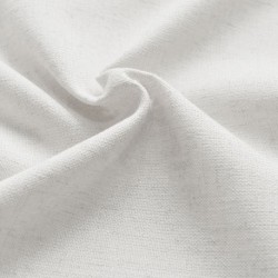 Tissu Toile Eden Uni Blanc 