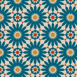 Tissu Soleil Toile Imprimé Océan 