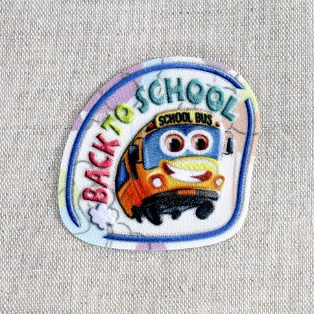 Ecusson thème ecole - Back to school