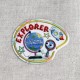 Ecusson thème ecole - Explorer earth
