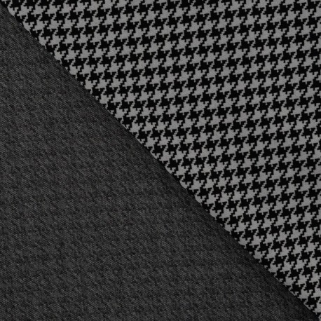 Tissu Jacquard Faneta Noir 
