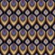 Tissu Satin Polyester Imprimé Goutte Cognac
