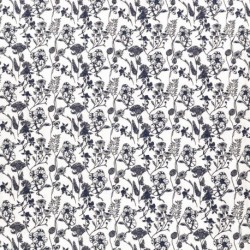 Tissu Nadine Coton 57fils Indigo 
