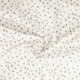 Tissu Etoile Coton 57fils Taupe 
