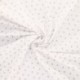 Tissu Coeur Coton 57fils Gris