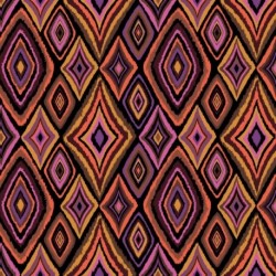 Tissu Toile Viscose Imprimée Diamant Mauve