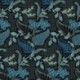 Tissu Viscose Imprimée Fleurie Petrole