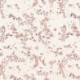 Tissu Fleurs Coton 57fils Rouge