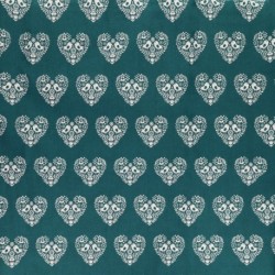 Tissu Amor Coton 57fils Canard 