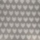 Tissu Amor Coton 57fils Gris 