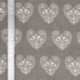 Tissu Amor Coton 57fils Gris 