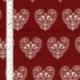 Tissu Amor Coton 57fils Rouge