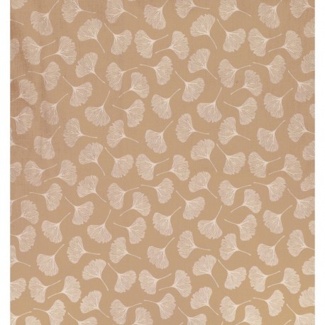 Tissu Ginko Coton 57fils Galet 