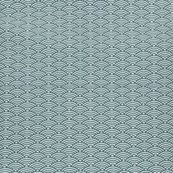 Tissu Japan Coton 57fils Bleu Canard