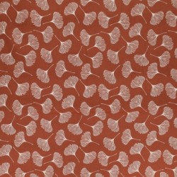 Tissu Ginko Coton 57fils Feu 