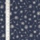 Tissu Ombelle Coton 57fils Indigo 