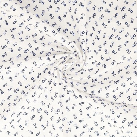 Tissu Starlette Coton 57fils Indigo 