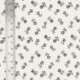 Tissu Starlette Coton 57fils Noir 