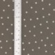 Tissu Pois Coton 57fils Taupe 
