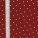 Tissu Pois Coton 57fils Rouge 