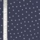 Tissu Pois Coton 57fils Indigo 