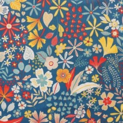 Tissu Coton Imprimé Saffy Ocean 