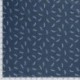 Tissu Jean Imprimé Plume Bleu Jean 